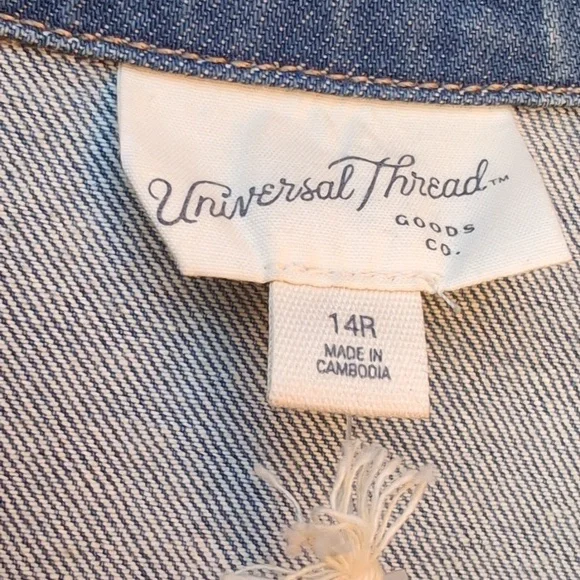 NWT - Blue Long Sleeve Denim Dress/Duster - Picture 9 of 11